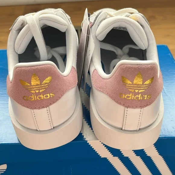 Adidas Originals Superstar bold sneakers. Pink. Size 6.5. New!